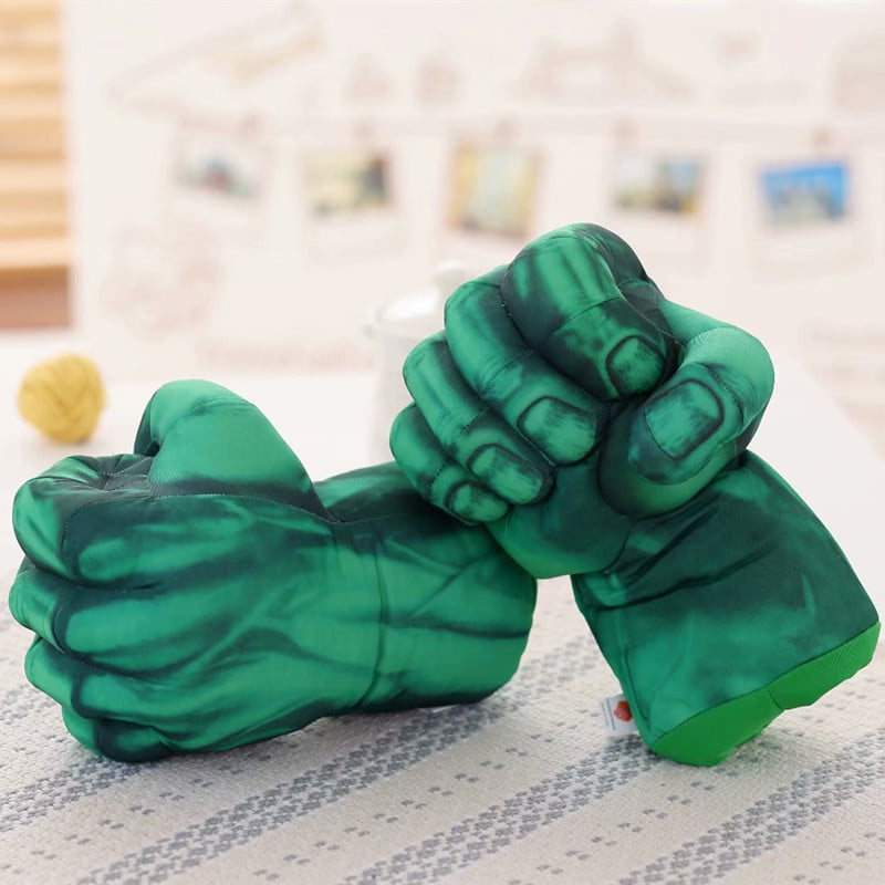 Kids Cosplay Hulk Hands Smash Avengers Soft Toy Gloves One Pair Fists Party Gift