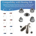 thumbnail image 6 of Phonak Vented Dome Small 4.0 Hearing Aid Domes, 20 Pack - Genuine Sonova Replacement for Phonak Audeo, 6 of 11