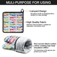thumbnail image 6 of Colorful Funny Dachshund Kitchen Oven Mitt and Pot Holder Sets 4 Pcs for Baking, Cooking and Grilling, Heat Resistant Up To 392 °F, 6 of 6
