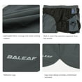 thumbnail image 6 of BALEAF s Athletic Shorts 3'' Inseam Running Gym Bodybuilding Shorts Sports Quick Dry Lightweight Fitness Exercise Jogging Brief Pocket Gray XL, 6 of 6