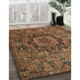 thumbnail image 3 of Ahgly Company Machine Washable Indoor Rectangle Traditional Bronze Brown Area Rugs, 2' x 4', 3 of 7