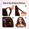 thumbnail image 4 of Self-Grip Hair Rollers Set Hair Roller Curlers with Clips & Comb & Braided Tape Reel 33 Pcs Jumbo Rollers Hair Design Sticky Cling Style for Long, Short Hair and Bangs (25 mm, 36 mm, 45 mm), 4 of 7