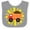 Heather and White, variant on Inktastic Truck Construction Boys Boys or Girls Baby Bib