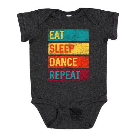 

Inktastic Dancing Eat Sleep Dance Repeat Boys or Girls Baby Bodysuit