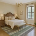 thumbnail image 7 of Addison Rugs Mayfield Premium Machine Washable Transitional Stripes Green Rectangle Rug, 10' x 14', 7 of 7