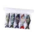 thumbnail image 1 of 5pcs Fishing for Trout Swimbaits Pencil Fishing with Two Hooks Lifelike Water, 1 of 9