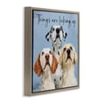 thumbnail image 2 of Stupell Industries Cottage Things Are Looking Up Brown Floating Frame Canvas Art, 25 x 25, by Kim Curinga, 2 of 8
