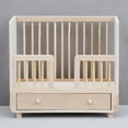 thumbnail image 2 of Cuna de madera para bebé Dollhouse Furniture con cajón, escala 1:12, 2 of 3