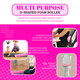 thumbnail image 3 of BBL Toilet Pillow, Multipurpose High Density Foam Roller Brazilian Butt Lift Toilet Seat, BBL Pillow for Toilet Riser D-Shaped Lumbar Roll Back Support Pillow, BBL Supplies After Surgery, 3 of 8