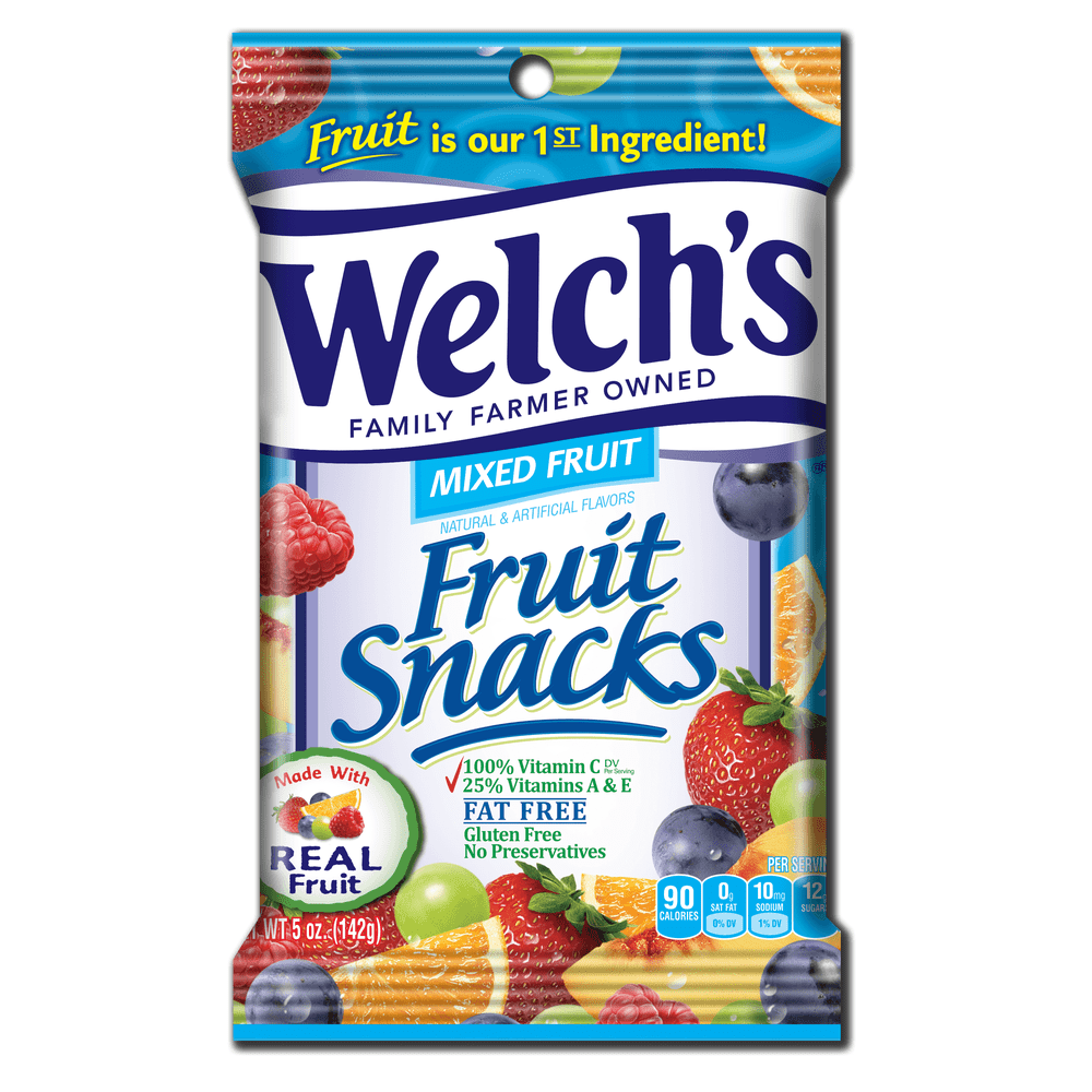 Welch's Mixed Fruit Snacks, 5 Oz. - Walmart.com - Walmart.com