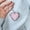 Pink B, variant on Metal Key Chain Heart Shaped Double-Sided Makeup Mirror Keychain Mobile Phone Pendant Y2K Mirror Pendant Keychain Earphone Camera Pendant Bag Accessory