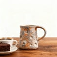 thumbnail image 4 of Glazed Cloud And Moon Ceramic Mug Comfortable Handle Drinkware For Coffee Hot Chocolate, 4 of 5