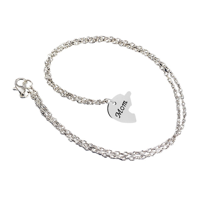 Regalos Mamá Rompecabezas Hermanas Mujer 3pcs Colgante Collares Familia Collar Hermana Corazón Roto Collares Colgantes