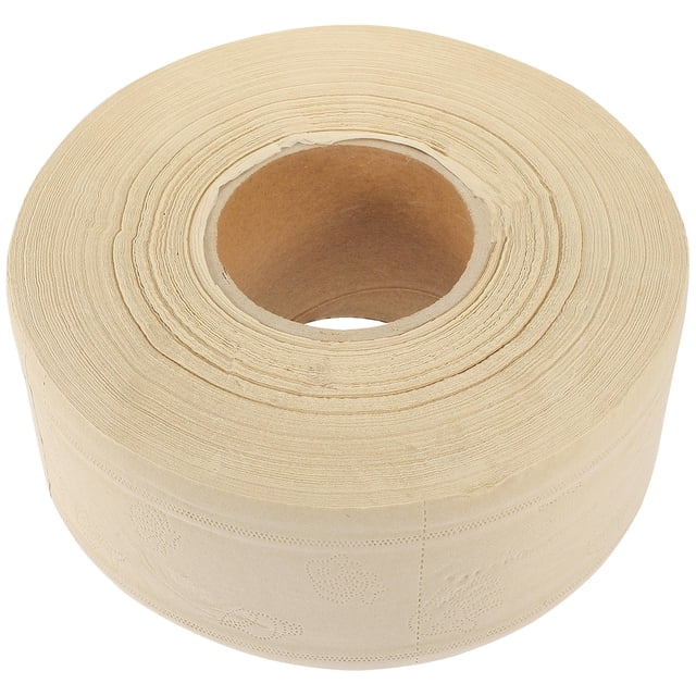 PAMINGONO Tissue Roll Pack Roll Paper for Office Use in Beige 1Set