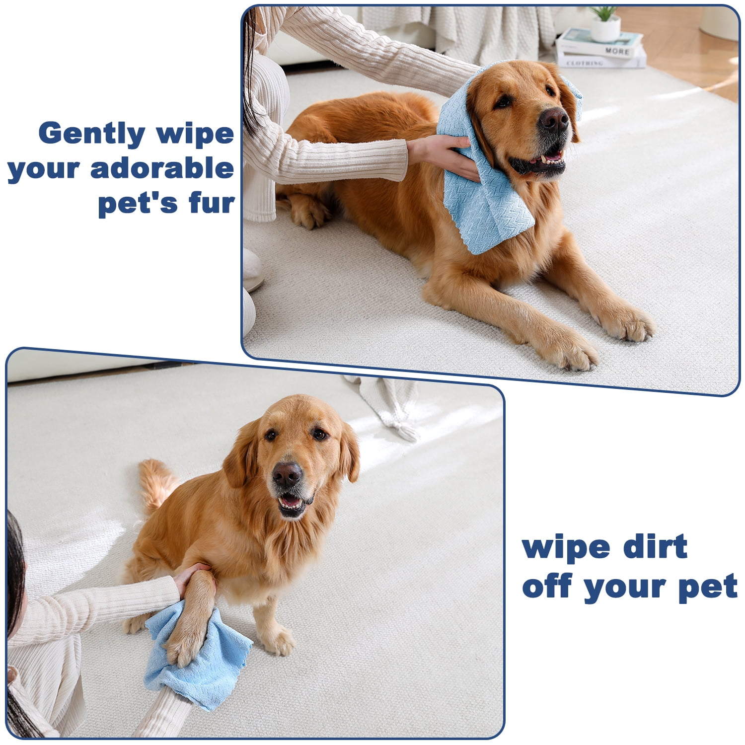 Beartech Microfiber Cleaning Cloth Roll,80 Pack Cleaning Towels,Lint Free Rags Paper Towels & Tear Away Reusable Towels,Washable Shop Rags wipe Cloth,Wash Cloths Dish Rags for Car Kitchen Window