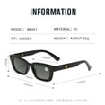 thumbnail image 3 of 3 Pairs Mens Womens Reading Sunglasses Square Full Tinted Sun Readers +0.75, 3 of 6