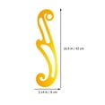 thumbnail image 2 of RENACLIPY Plastic Sewing Curve Ruler for Quilting, Crafts, Fabric Measuring - 1 Piece Tool, 2 of 8