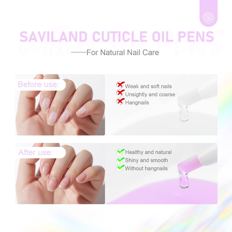 Saviland Jojoba Cuticle Oil Pen Set, 12-Pack Assorted Scents photo 8