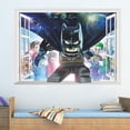thumbnail image 2 of 3d Cartoon Batman Lego Fake Window Wallpaper para la decoración de la habitación,11 Feliz Sencillez, 2 of 5