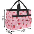 thumbnail image 3 of Strawberry Pine Print Garden Tool Bag with 10 Pockets Easy Access Garden Tote, 3 of 5