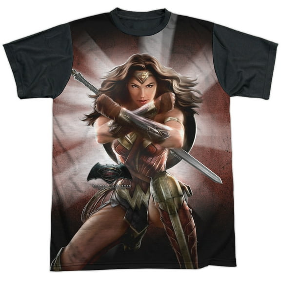 Batman V Superman Wonder Woman Light Unisex Adult Halloween Costume Sublimated T Shirt