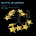 thumbnail image 2 of UPGRATOR Battery Powered White LED Rattan Star Light String Lamp for Christmas Tree and Street Decor, 2 of 4