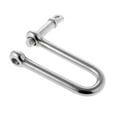 thumbnail image 4 of 2x NUEVO 316 Pasador de Tornillo de material acero Inoxidable Grillete en "D" Aparejo de Cadena de Barco Marino Zulema Grillete D largo, 4 of 8