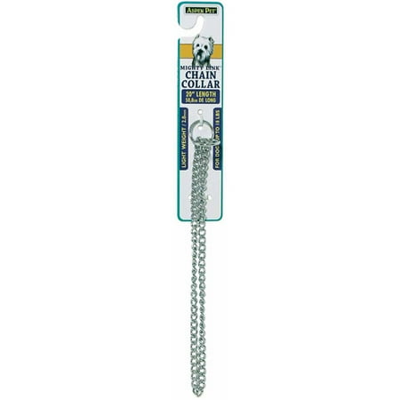 Petmate Doskocil Co. Inc. 20" X 2 MM Light Weight Mighty Link® Chain Collar