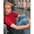thumbnail image 1 of Marion Michael gives pouting look in red sweater & jeans Liane star 8x10 photo, 1 of 1