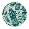 thumbnail image 4 of PIKWEEK Cute Pineapples Decorative Square Tablecloth for Picnic Dining Kitchen Farmhouse White, 4 of 8
