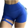 thumbnail image 2 of Summer Plus Size Yoga Shorts for Womens 2025 High Waist Fashion Running Exercises And Fitness Running Pants Tall Waist Sexy Yoga Shorts, 2 of 5