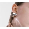 thumbnail image 5 of Pendientes de oro gruesos Pendientes de aro de oro para mujer Pendientes llamativos de oro Pendientes cuadrados gruesos de oro Regalos de joyería para niñas, 5 of 5