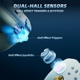 thumbnail image 3 of Wireless Switch Pro Controller with Hall Effect Joysticks Triggers(No Drift), Bluetooth Gamepad for Nintendo Switch, Windows PC iOS Android Steam with Headphones Jack/Programmable/Turbo/Wakeup Blue, 3 of 17