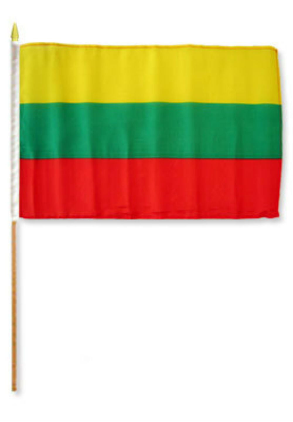 12x18 12"x18" Gambia Stick Flag wood staff 