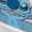 Blue, variant on Stitch Toddler and Little Girls Lace Up Sneaker