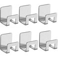 thumbnail image 1 of 4 pcs 90 Hinge Glass Door Clip, Stainless Steel Glass Door Hinge, Folding Glass Hinge, Door Clamp Hinge, Kitchen Cabinet Glass Door Hinge, 1 of 4