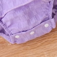 thumbnail image 4 of Infant Purple Baby Girls' Clothing Newborn Romper Baby Girl Dresses Infant Girl Outfits Newborn Girl Clothes Summer Baby Dresses 0-3 Months, 4 of 8