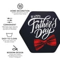 thumbnail image 4 of Disketp Happy Father'S Day Funny Coasters,6 Pcs Leather Coasters With Holder, Perfect Housewarming Hostess Gifts,Protect Furniture From Water Marks Scratch And Damage, 4 of 9