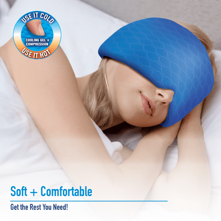 Miracle Headache Relief Cap, Cooling and Compression Relief for Headaches, 360 Degree Head Coverage