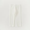 thumbnail image 2 of Karoyedx Girls Yoga Pants School Pants for Girls Girls Leggings Cotton Pants for Toddler Girls Pants Stretchy Pants White Size,3-4 Years, 2 of 4
