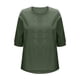 thumbnail image 5 of TaTaai Women's Short Sleeve T-Shirt / Vintage Embroidery Loose-Fit Round Neck Blouse / Cotton-Linen Breathable Casual Top Gift, 5 of 6
