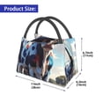 thumbnail image 2 of Honeii Colorful Cow Pasture Print Cooler Bag Insulated, Large Leakproof Soft Sided Portable Cooler Bag,Lunch Box Lunch Bag, 2 of 6