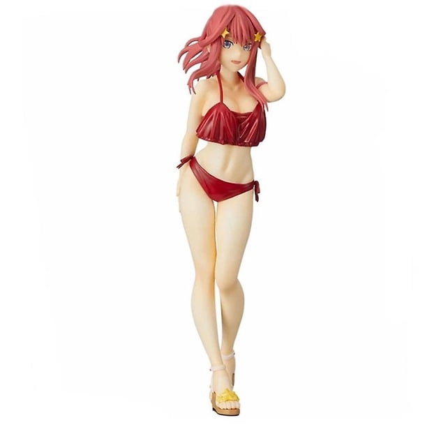 Nakano Figurine la Quintessentielle Quintuplés Maillot de Bain Sexy Classique Mignon Personnage d'Anime Décoration 20cm Jouet d'Action en Pvc Nakano Figurine la Quintessentielle Quintuplés Maillot de Bain Sexy Classique Mignon Personnage d'Anime Décoration 20cm Jouet d'Action en Pvc