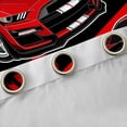 thumbnail image 4 of Homewish Speed Extreme Sport Curtains Pack of 2 (42x84 Each),Racing Game Curtains Blackout,Red Black Car Bedroom Curtains For Boy Kids,Luxury Bedroom Decor, 4 of 6