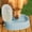 Blue_New#12937, variant on Dog Water Bottle with Foldable Silicone Bowl, 500ml Portable Travel Water Dispenser for Walking, Hiking and Camping