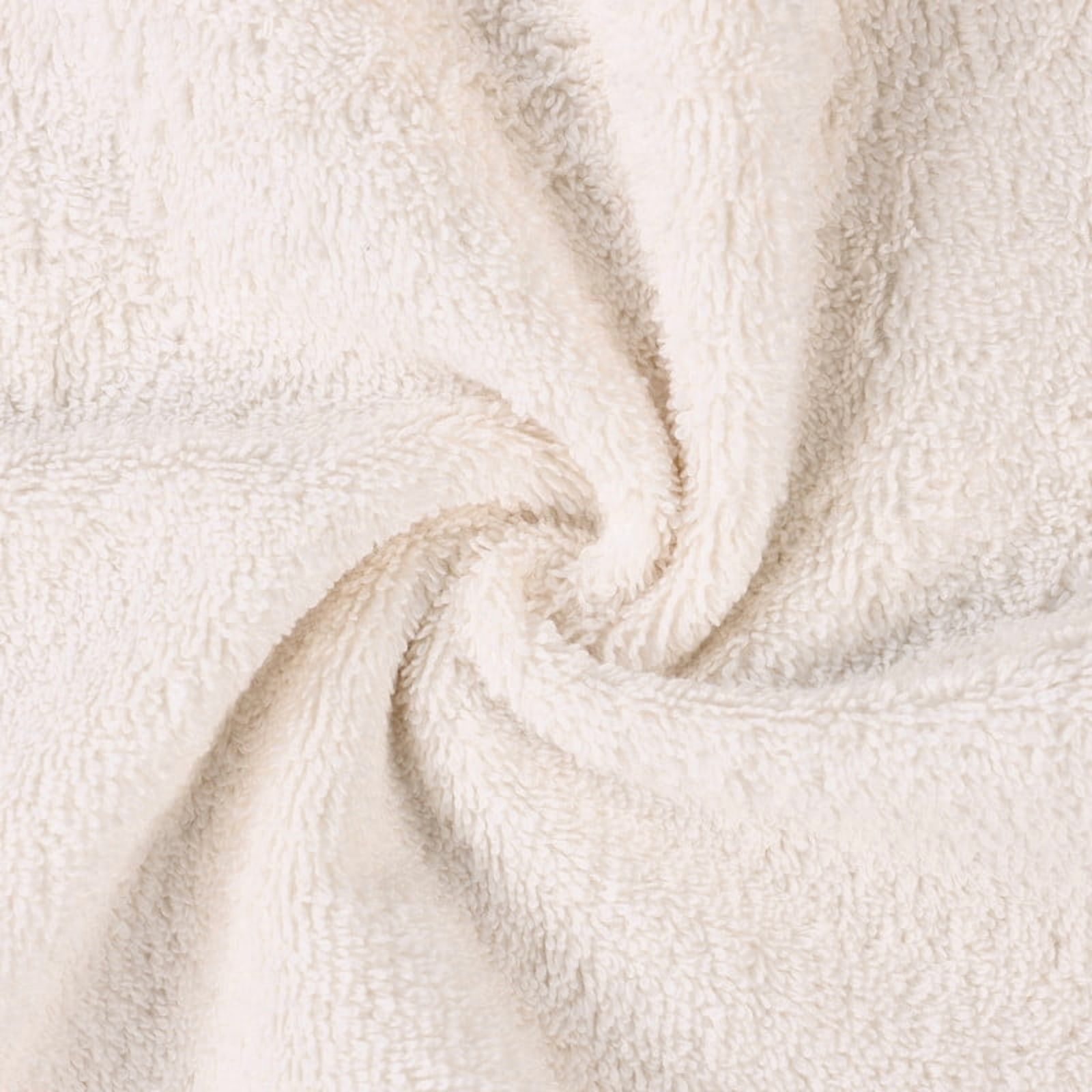 Superior Oregon Organic Cotton Solid 12-Piece Towel Set, Ivory