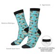 thumbnail image 4 of Logiee Mallard Ducks Swimming In The Lake Print Adult Socks for Men & Women,Calf Socks, Ankle Socks,Boots Socks,Breathable Casual Sock,Unisex Crew Socks, 4 of 6