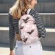thumbnail image 5 of Disketp Swan And Flowers2 Mochila de Lona Estampada, Mochila Escolar de Viaje Ligera para Estudiantes y Portátil-Small, 5 of 5