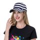 thumbnail image 5 of Fotbe Navy Blue And White Stripes Gorro Clásico de Béisbol, Gorra Ajustable con Broche Snapback, Gorro de Exterior de Algodón Suave, 5 of 6