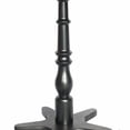 thumbnail image 4 of GDF Studio 16" Round Small End Table, Modern Wooden Pedestal Side Table, Vintage Accent Nightstand, Black, 4 of 9